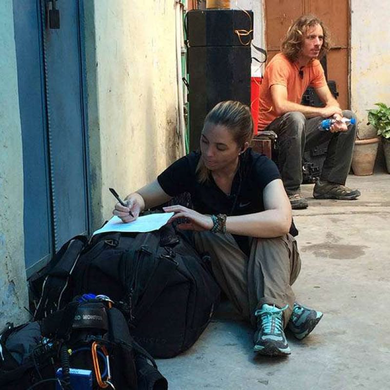 Typical Office on the road _ INDIA